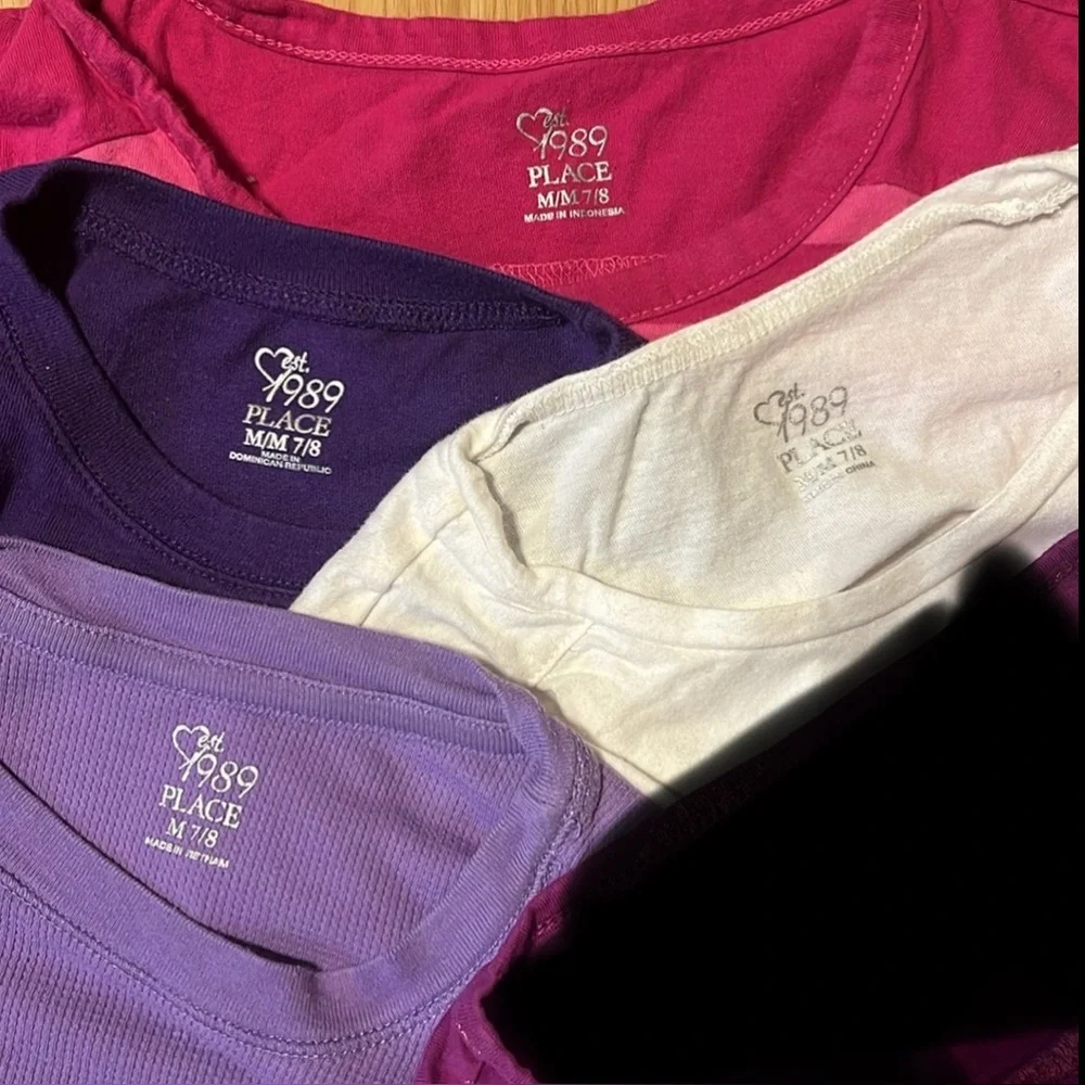 Lot of 4 Children’s Place Long-Sleeve Tees